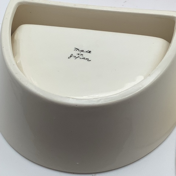 Vintage Japan Rooster and Chick Split Dish in a Basket - Picture 7 of 7